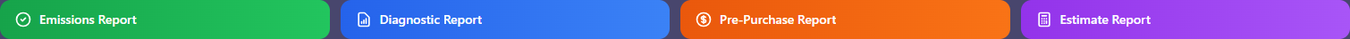 Screenshot: Four report type buttons