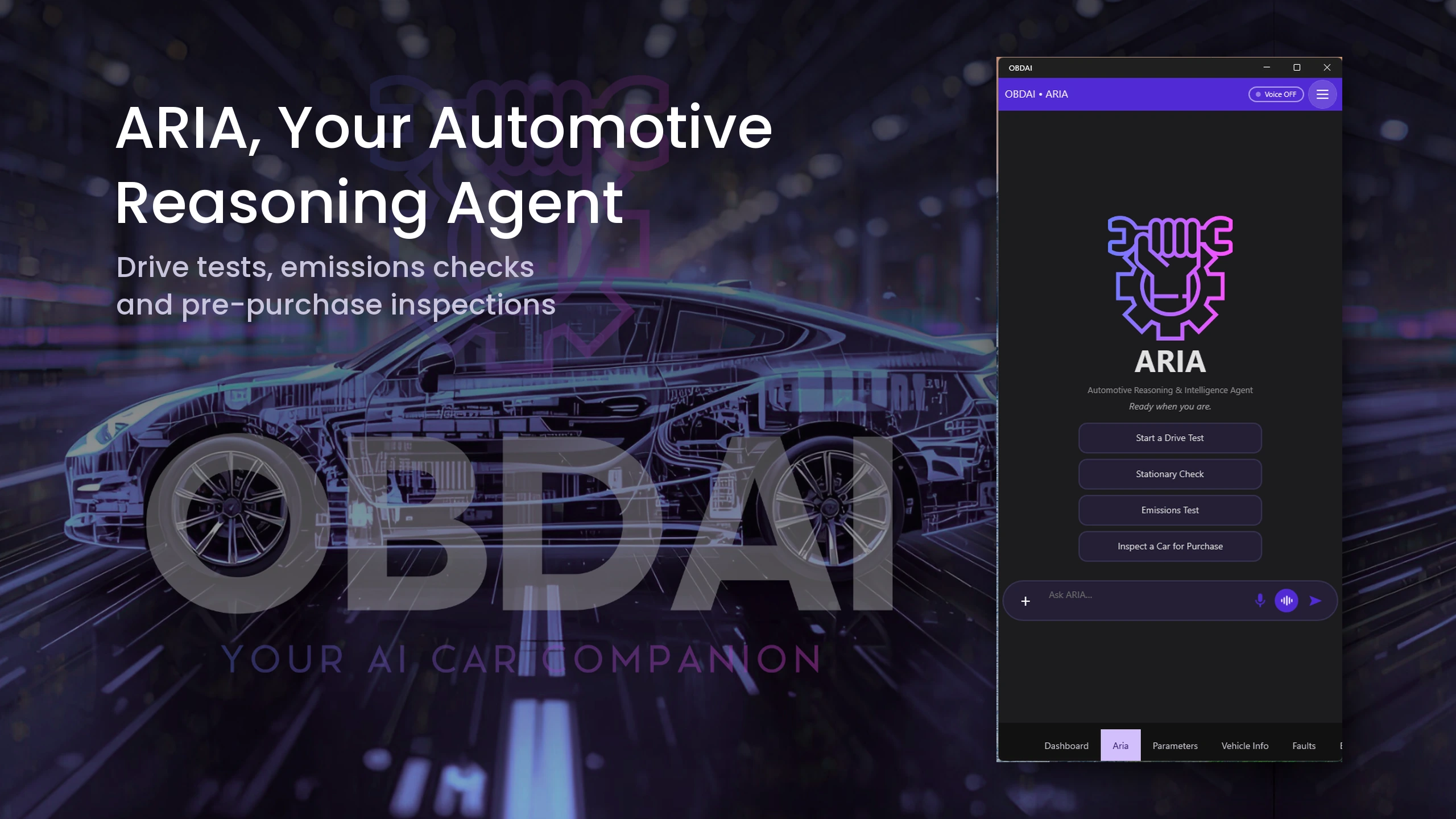 Pick the investigation: OBDAI on Windows, demonstration data